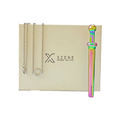 Snogo Straw Alternative | XZONE X3 Pro, Rainbow Color | Better than ez-bumps | Bestselling  Bump Straw & Neckace | Bump Straw and Scoop, 3-in-1 Dispenser Package